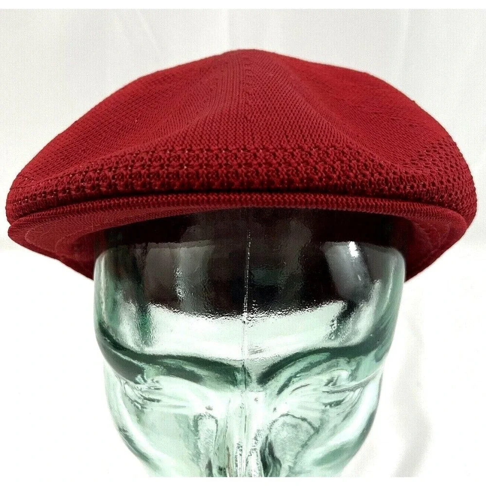 Vintage Vecci Golf Hat‎ Ivy Cap Red Unisex Beret USA-Made Breathable